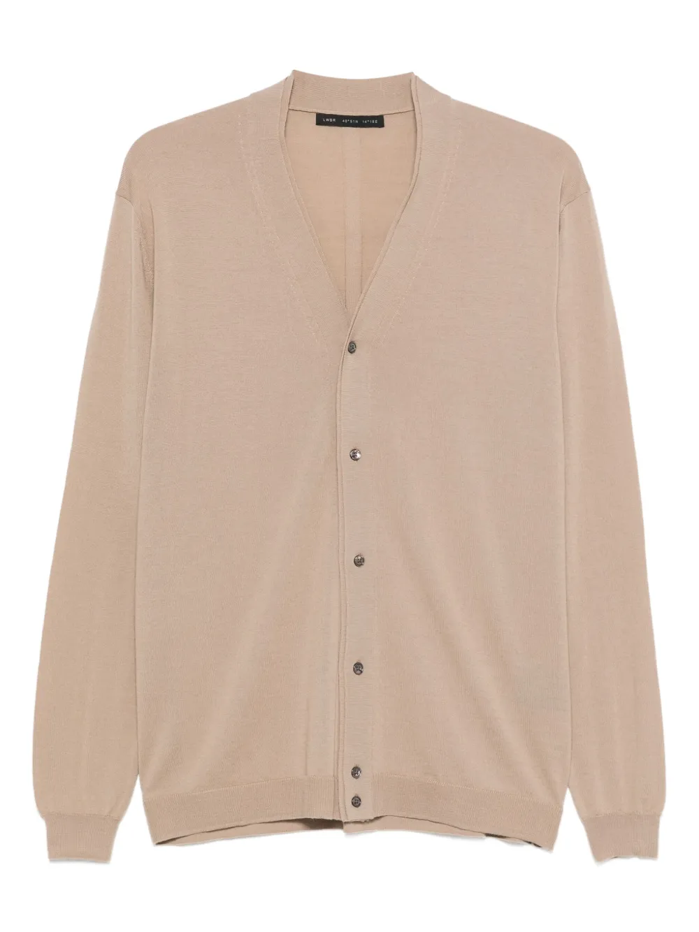 Low Brand V-neck button cardigan | Neutrals | Image 1