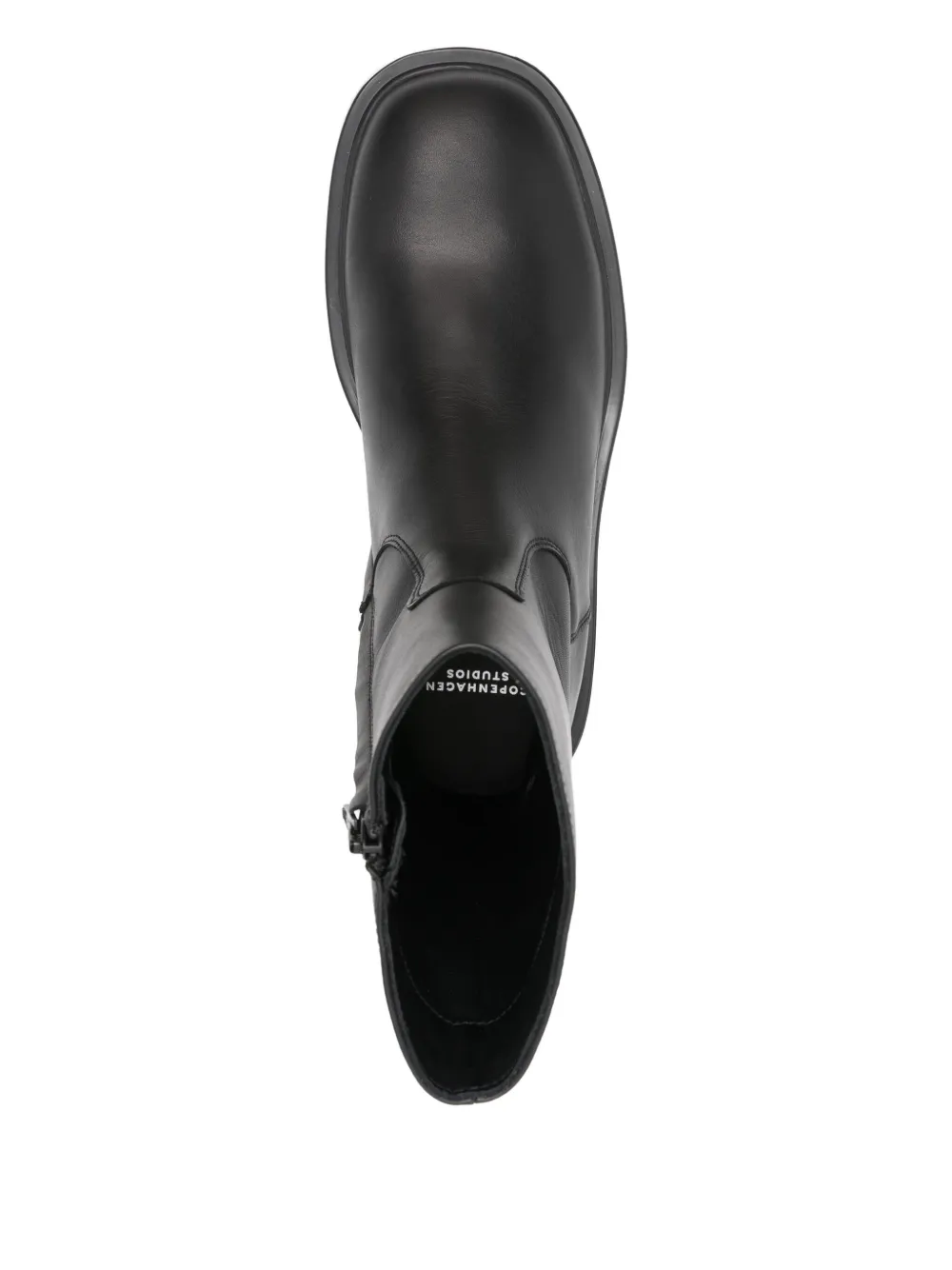 Copenhagen Leather Boots In Black