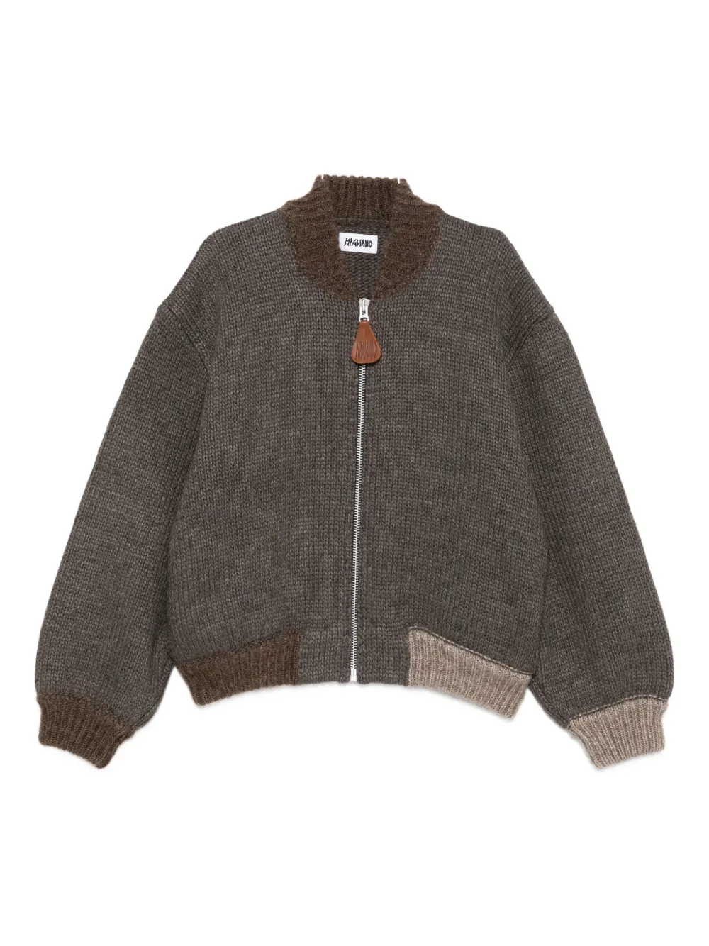 Magliano zip-up mohair cardigan | Brown | Image 1