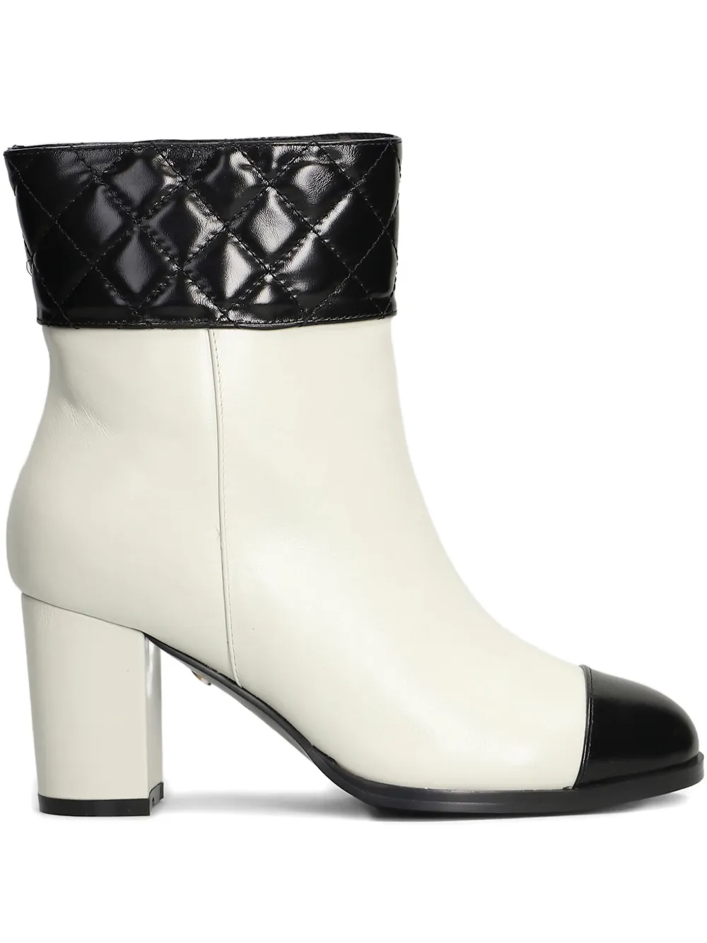 Gold & Rouge 65mm Tuli quilted boots | White | Image 1