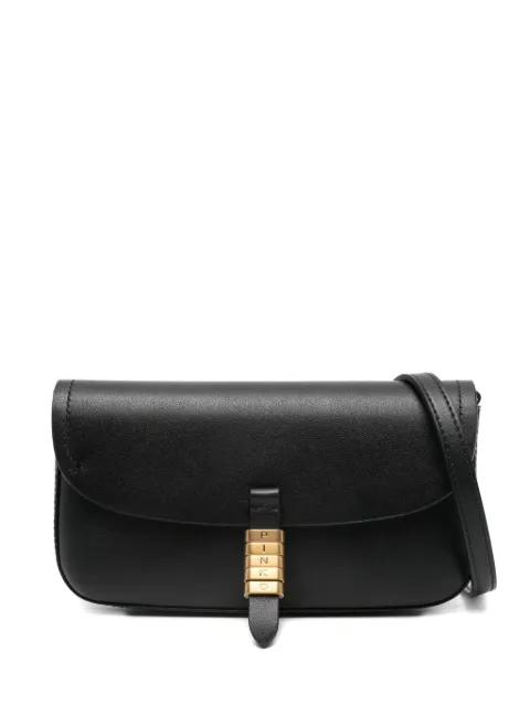 PINKO mini leather crossbody bag