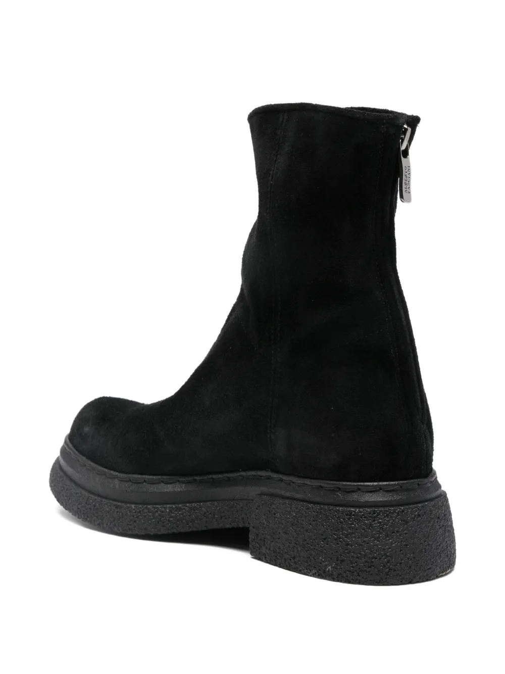 Alberto Fasciani Gill Zip-up Ankle Boots In Black