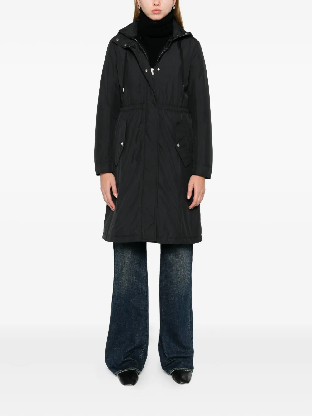 Herno hooded drawstring coat | Parkas | Image 2