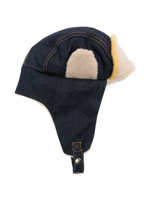 Charles Jeffrey Loverboy Shearling Hat | Blue | FARFETCH