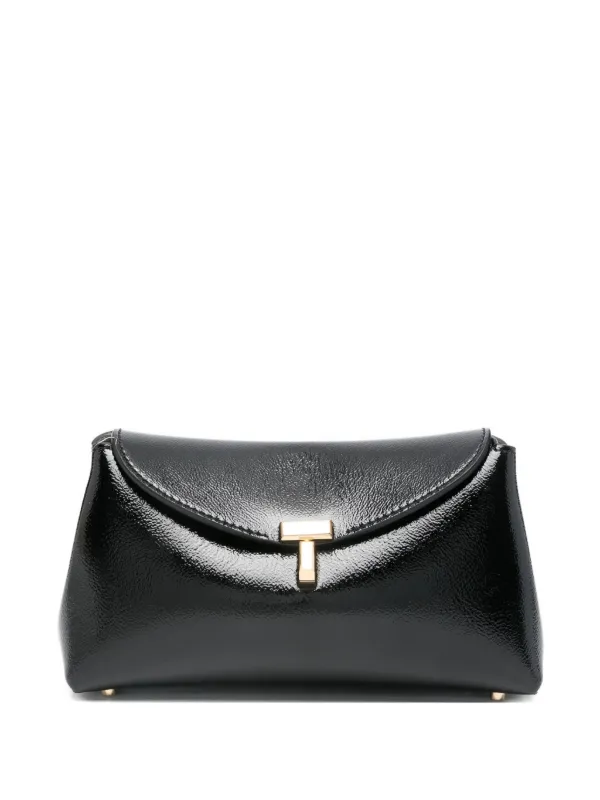 TOTEME Tロック クラッチバッグ ミニ | ブラック | FARFETCH JP