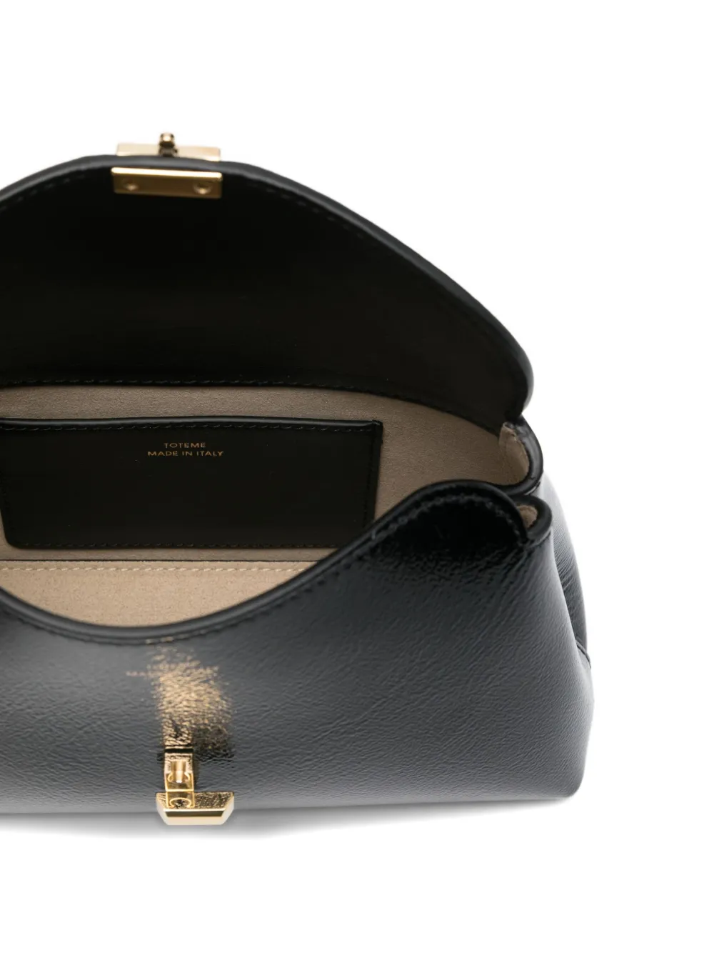 Totême Mini Clutch Bag Gold-tone Hardware In Black