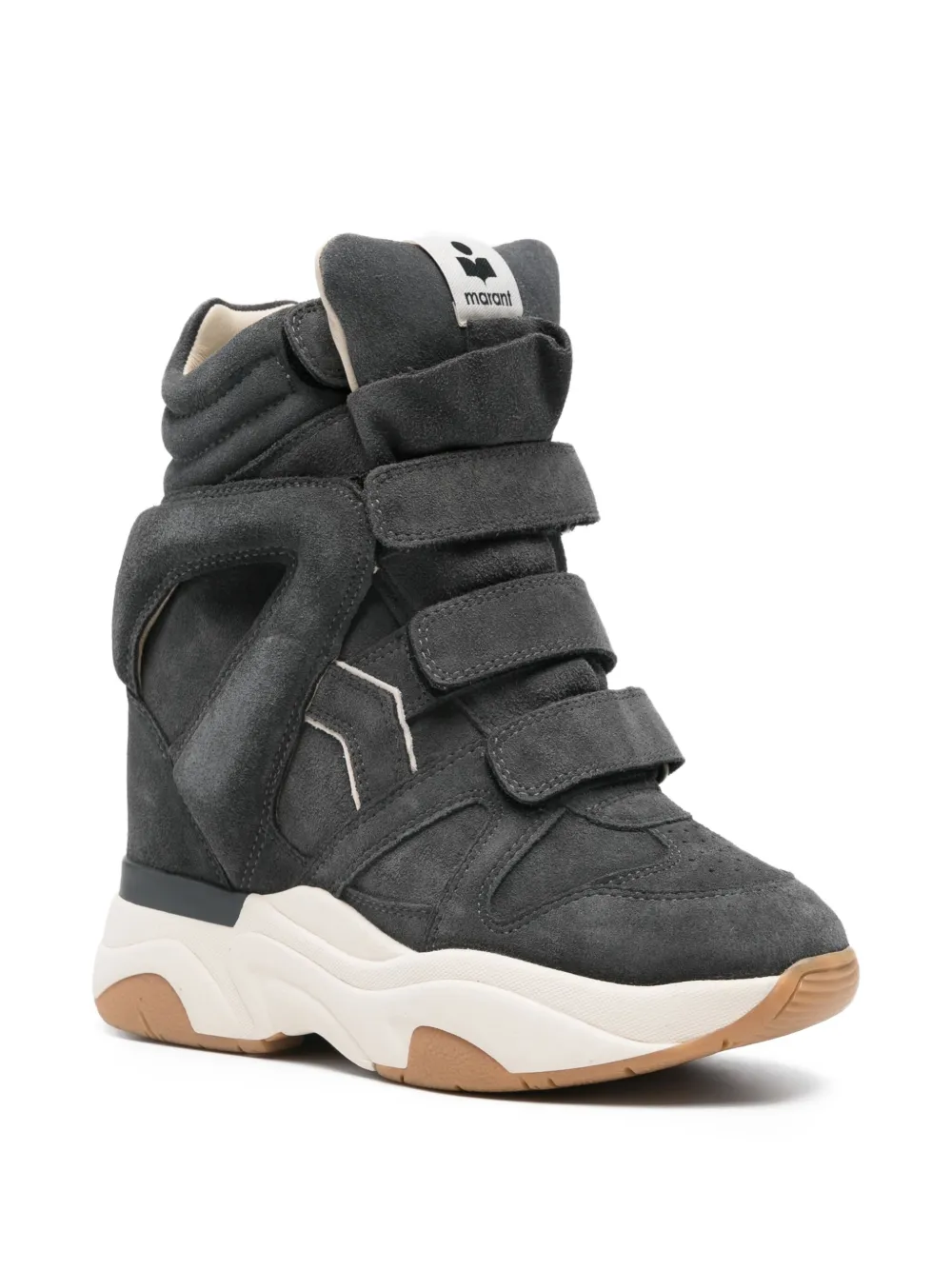 ISABEL MARANT 40 mm sneakers met sleehak - Grijs