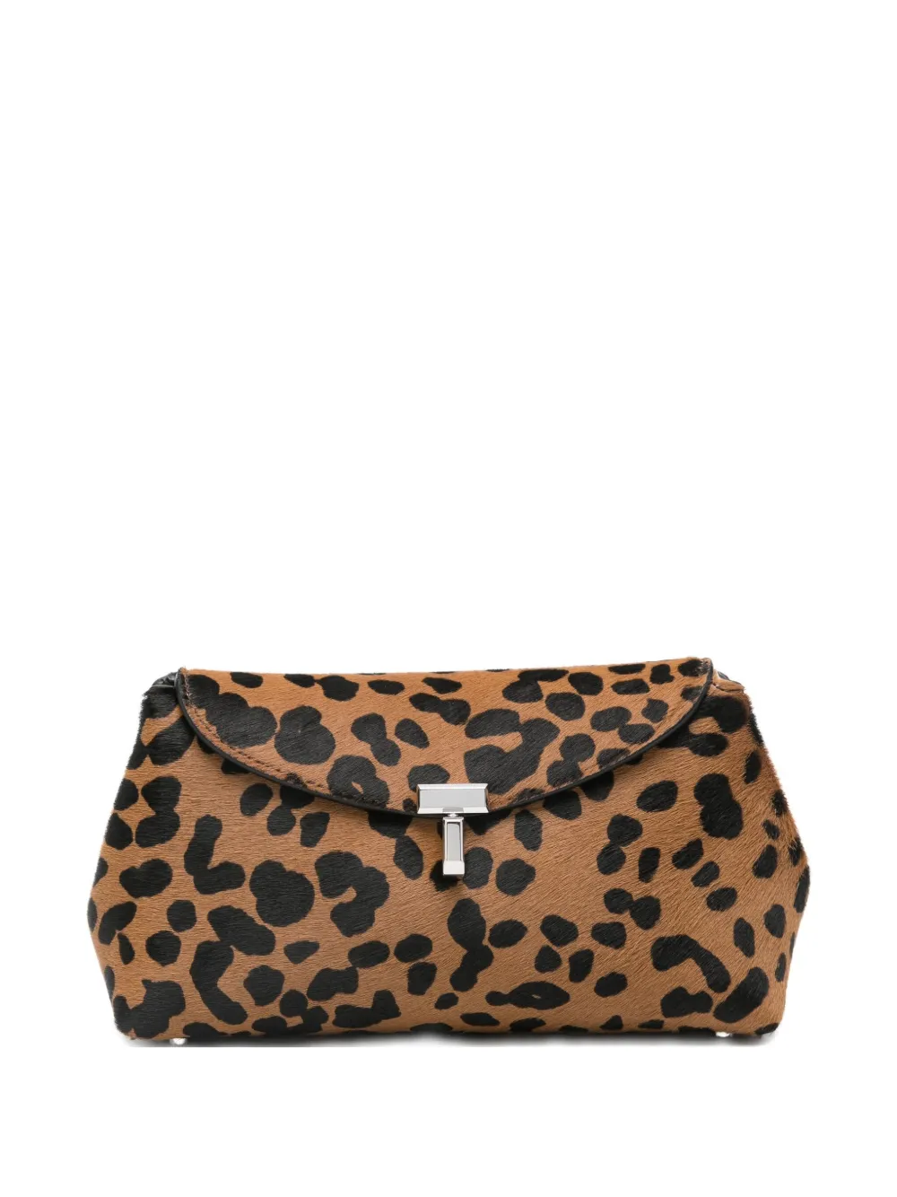 TOTEME leopard-print clutch bag | Brown | Image 1