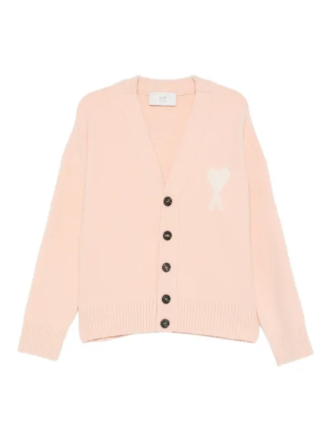 AMI Paris button heart cardigan
