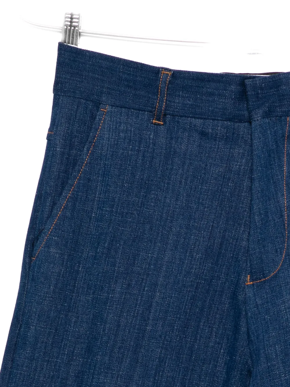 Dsquared2 Contrast-stitching Jeans In Blue