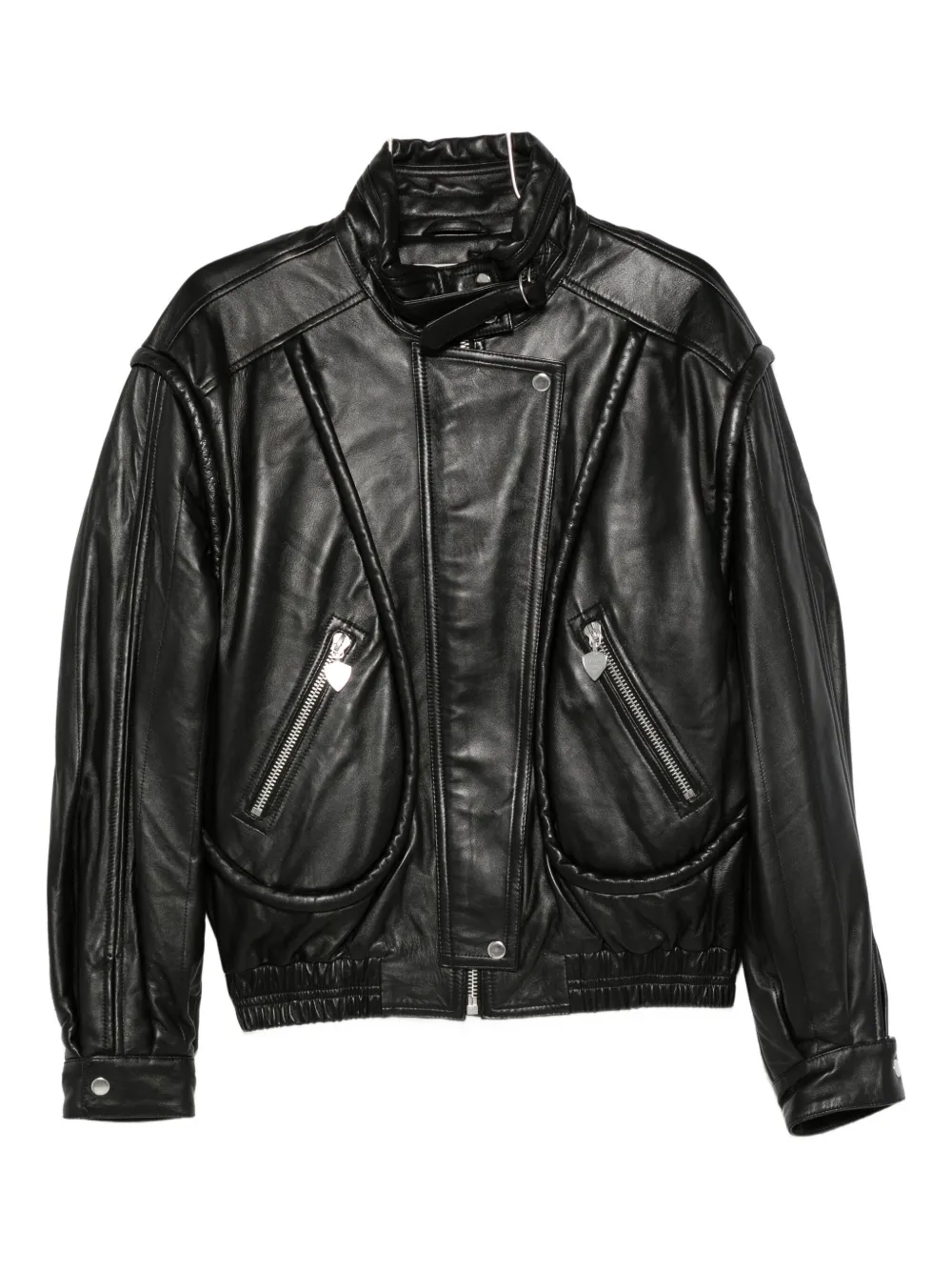 Isabel Marant Leather Jacket In Black