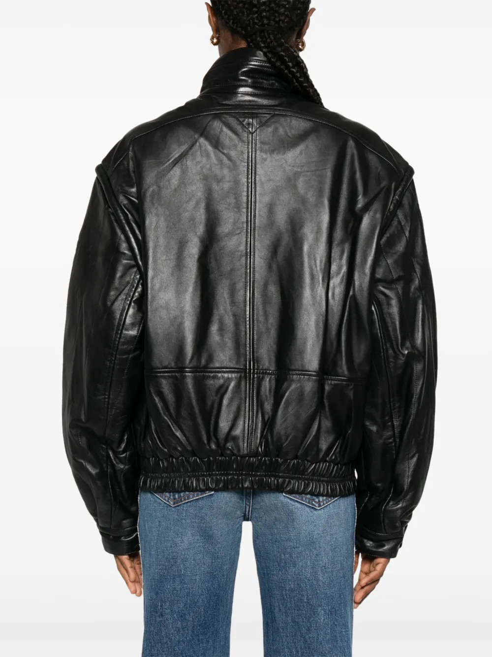 Isabel Marant Leather Jacket In Black
