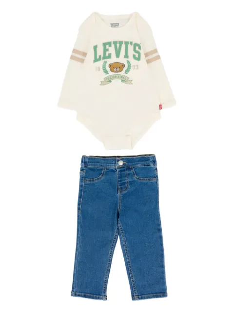 Levi's Kids logo-print tracksuit set