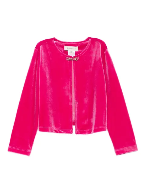 TWINSET Kids logo-detail blouse 
