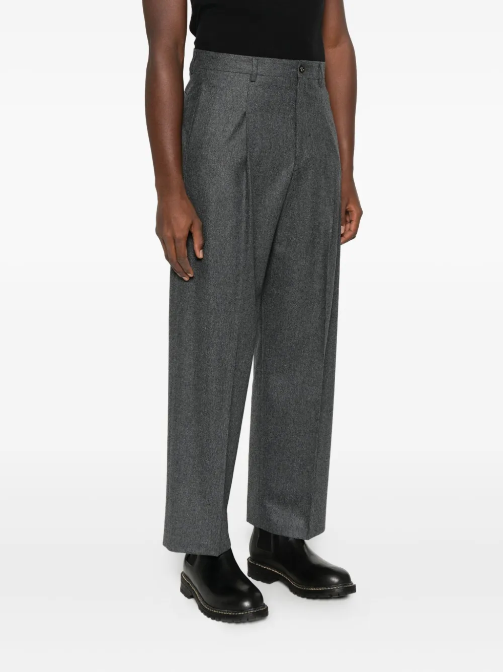 Lc23 Pleated Pants In Gray