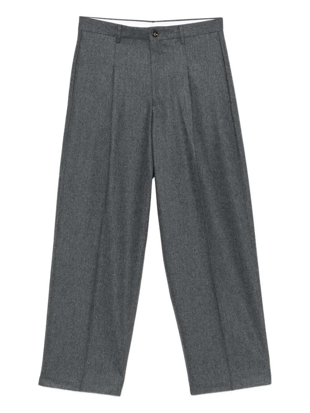 LC23 pleated pants | Grey | Image 1