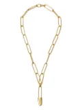 Undercover safety-pin necklace - Gold