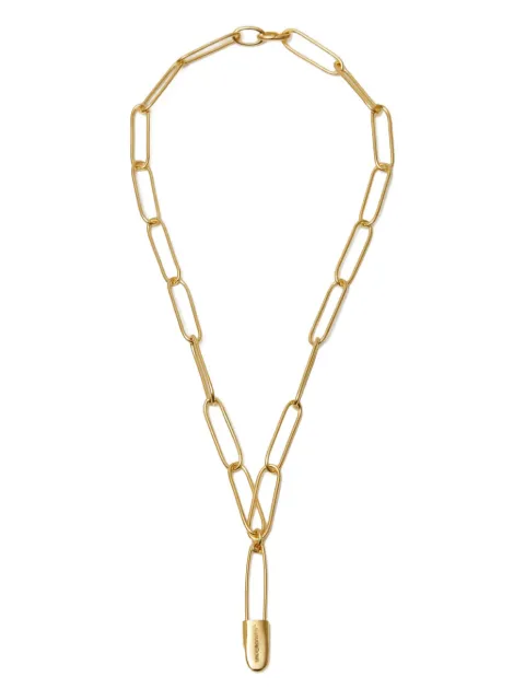 Undercover safety-pin necklace