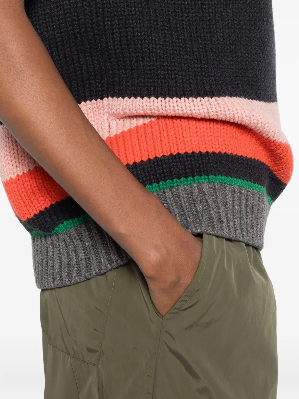 Stine Goya Righe Vest In Multi