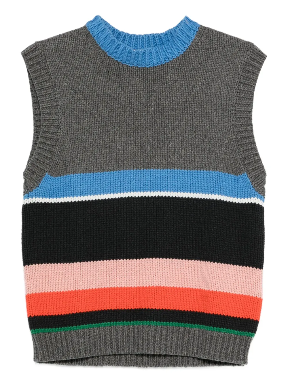 Stine Goya Righe vest | Grey | Image 1