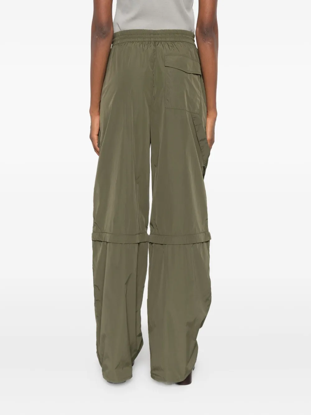 Stine Goya High waist straight broek Groen