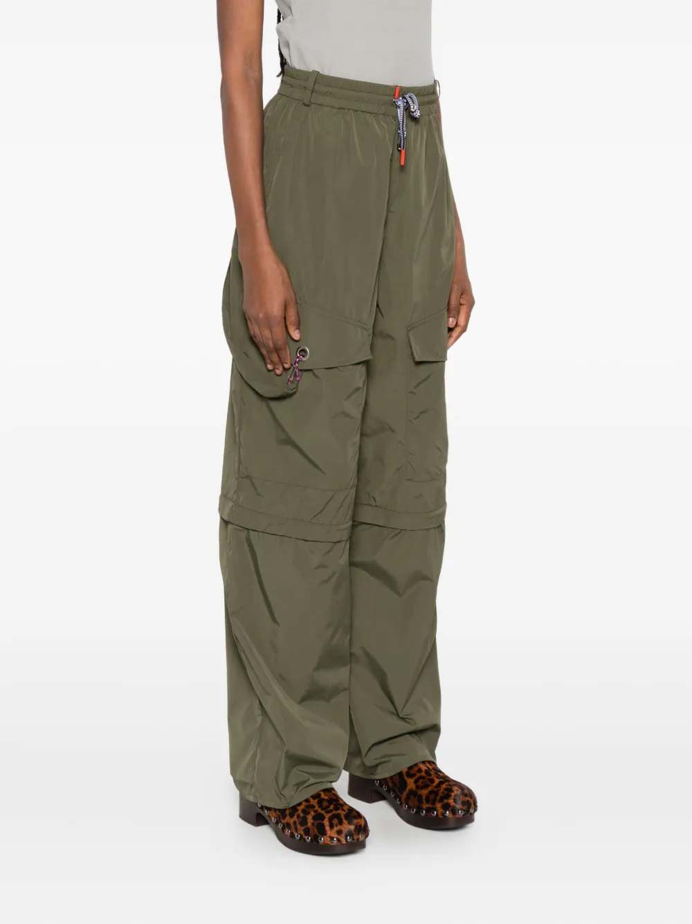 Stine Goya High waist straight broek Groen