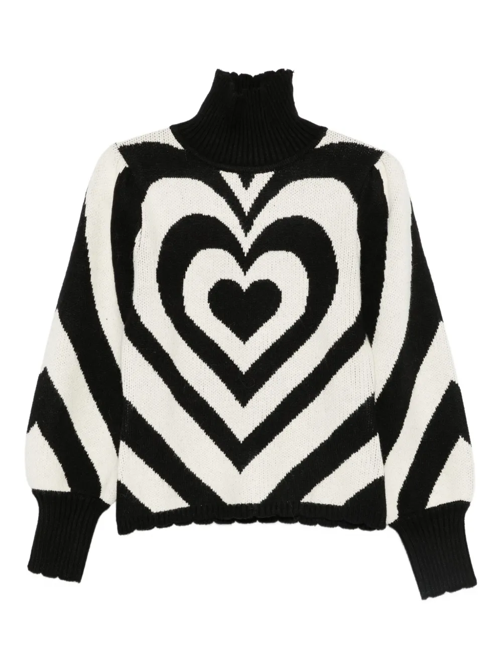 FARM Rio Heart sweater | Black | Image 1