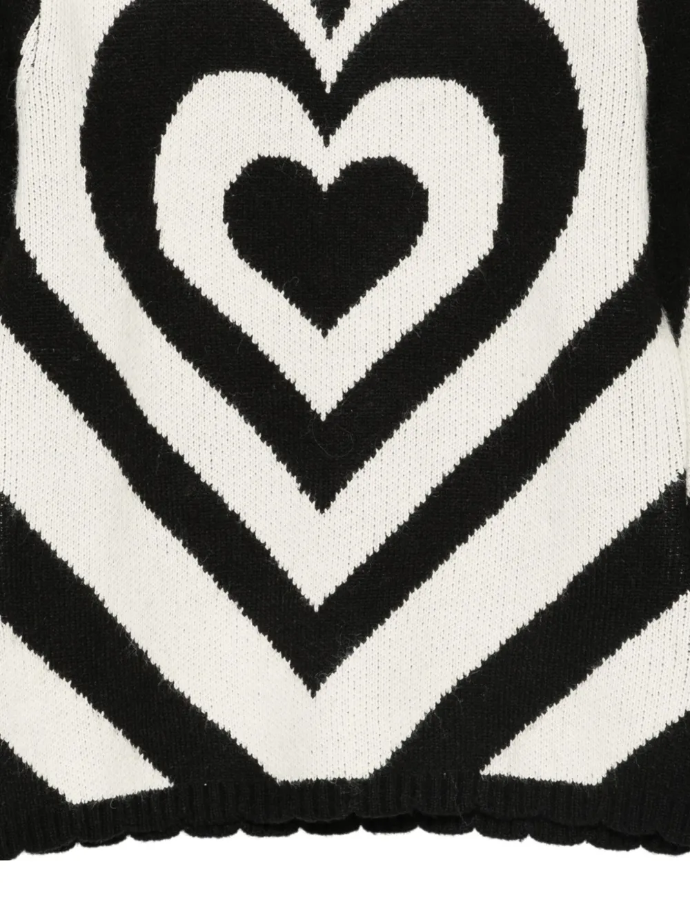 FARM Rio Heart sweater Zwart