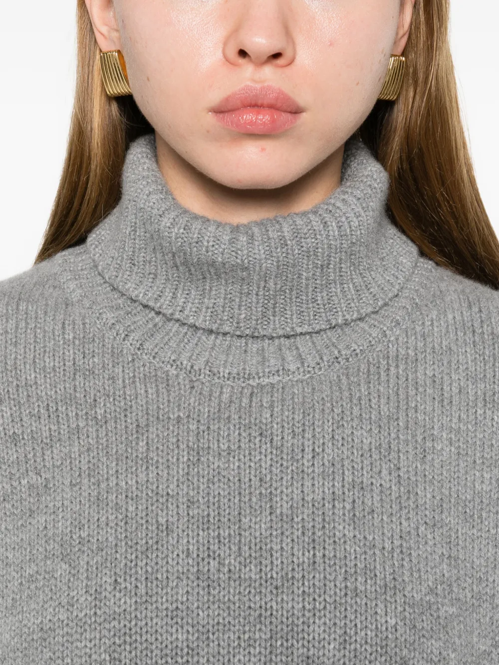 Remain Birger Christensen Roll-neck Sweater In Gray