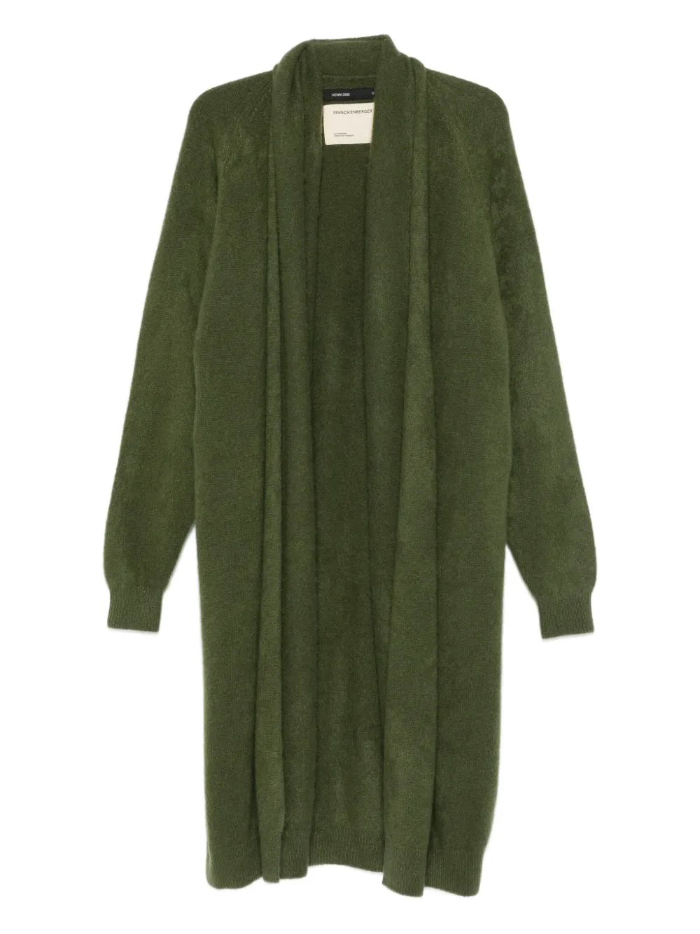 Frenckenberger オープンフロント カーディガン - グリーン Frenckenberger オープンフロント カーディガン - グリーン