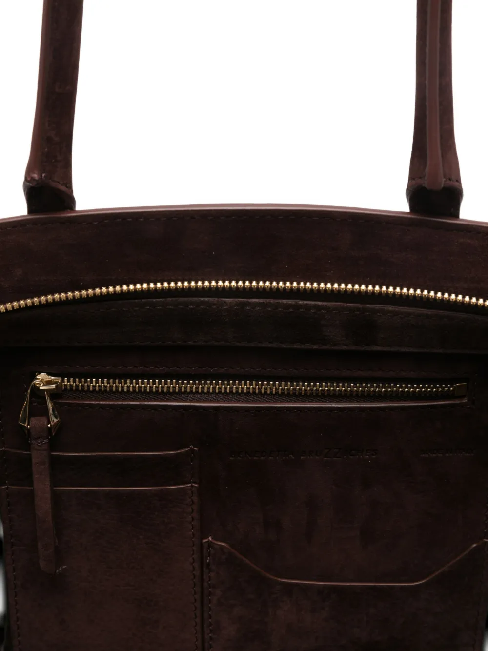 Benedetta Bruzziches Suède schoudertas Rood