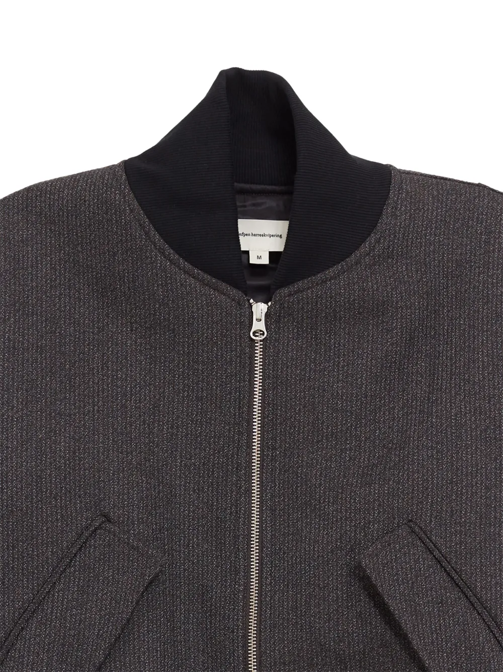 Mfpen Mélange-effect Bomber Jacket In Brown