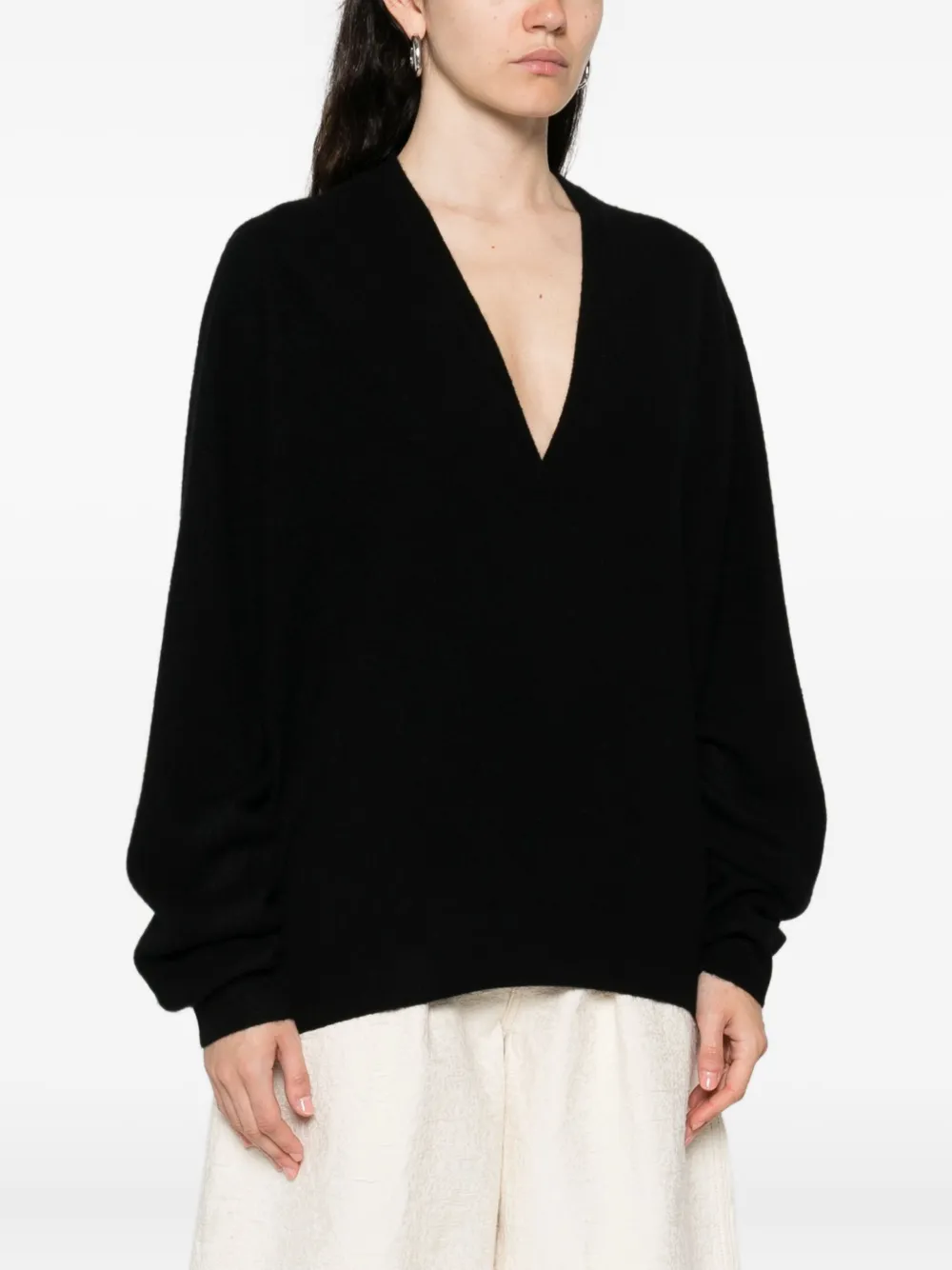Frenckenberger V-neck Sweater In Multi