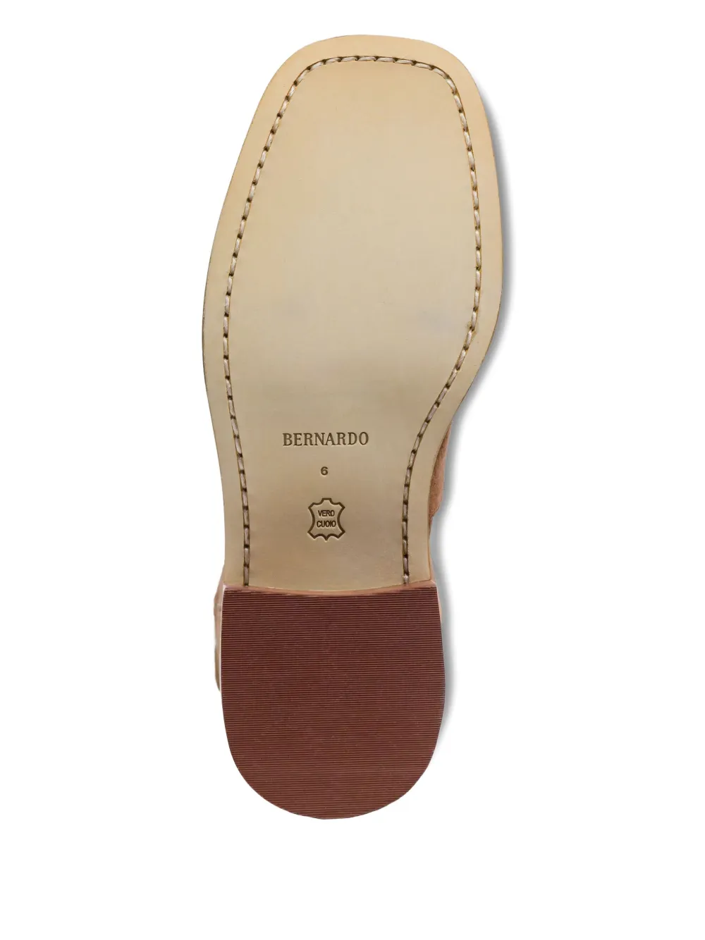 Bernardo 1946 Brix Shearling-cuff Suede Boots In Brown