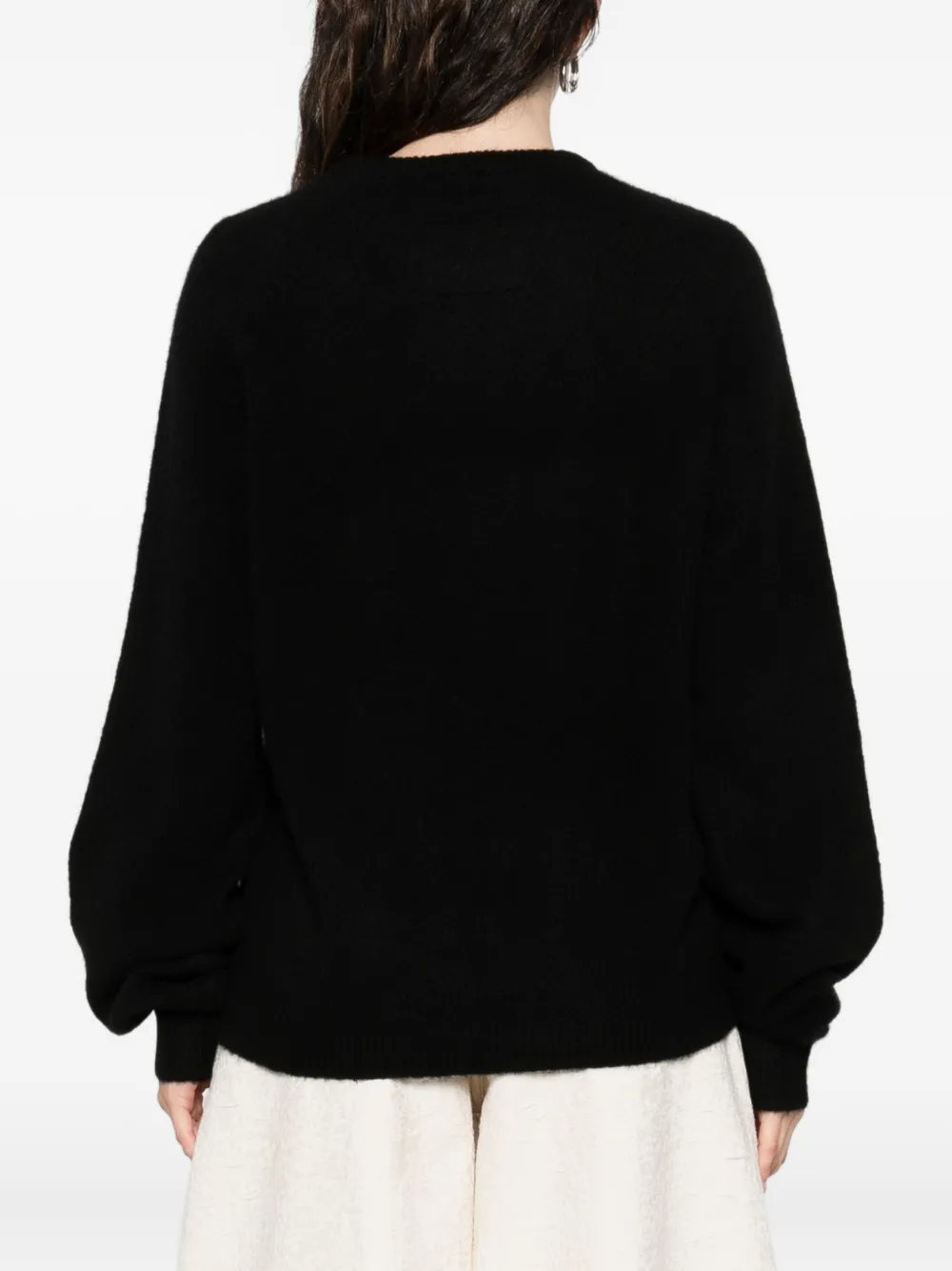 Frenckenberger Crew-neck Sweater In Black