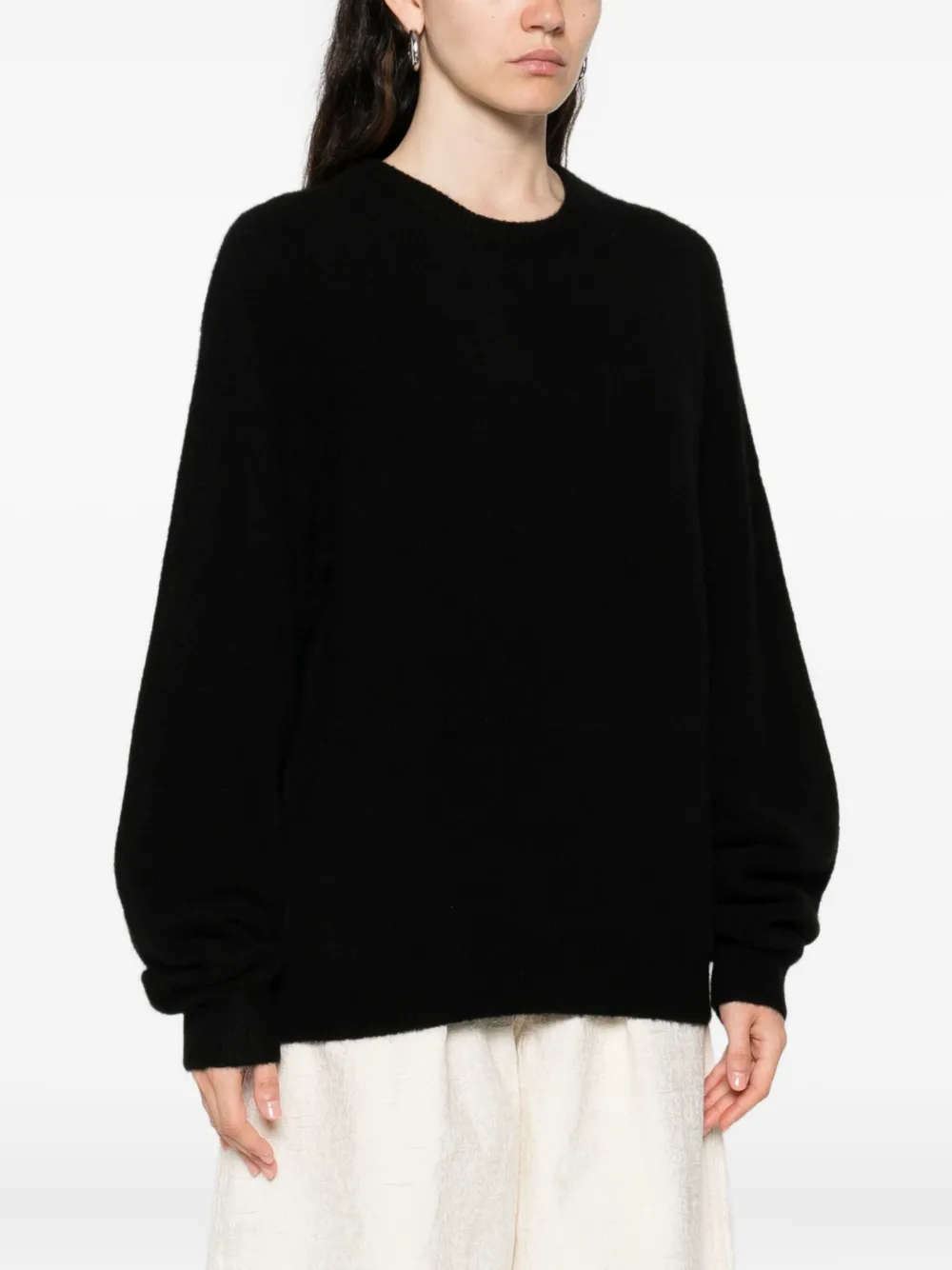 Frenckenberger Crew-neck Sweater In Black