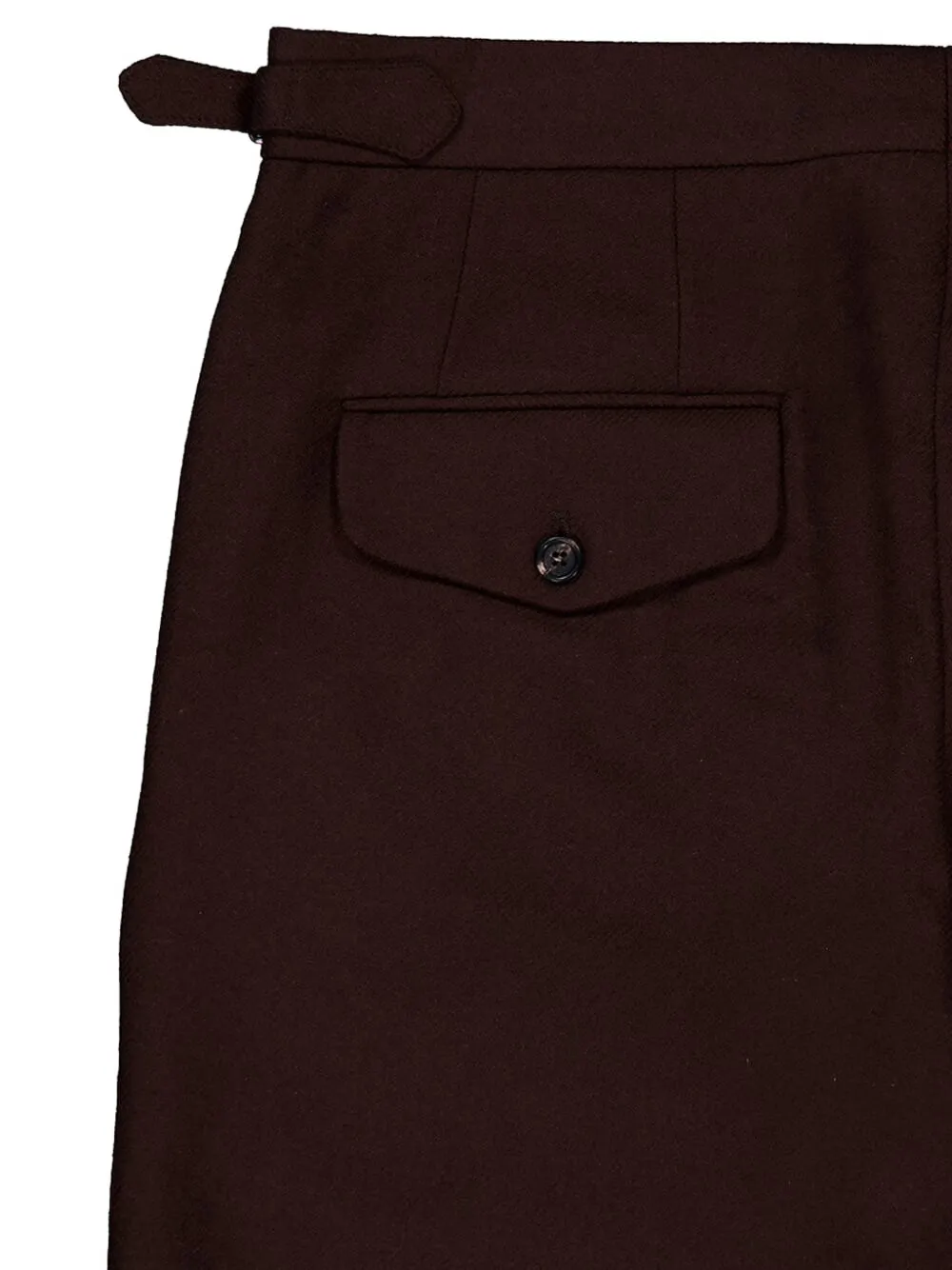 BODE Broek met gesp Bruin