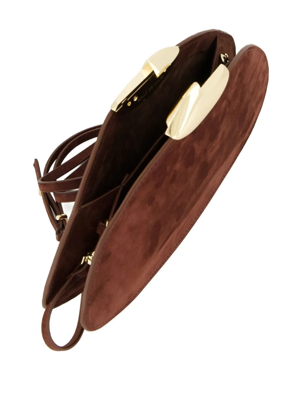 Benedetta Bruzziches Belle De Jour Ariel Shoulder Bag In Brown