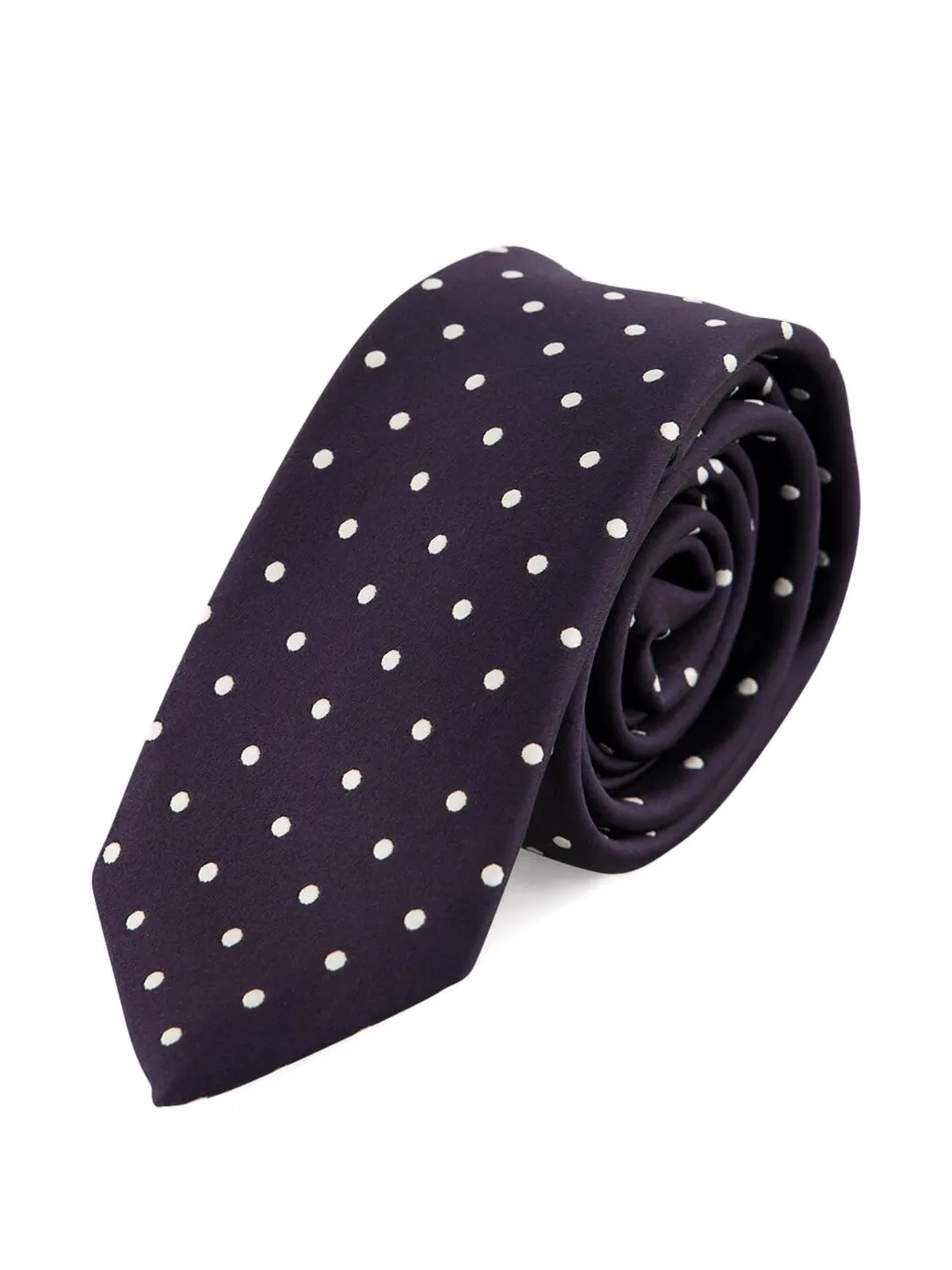 TOM FORD Stropdas met stippen - Blauw