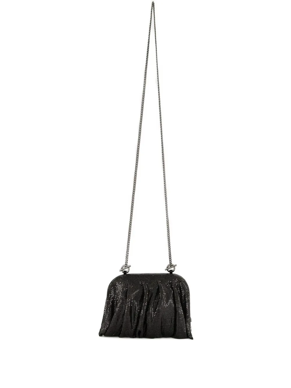 Benedetta Bruzziches Venus La Petite Clutch Bag In Black