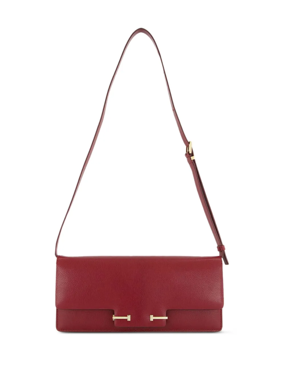 TOM FORD Leren schoudertas Rood