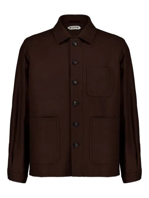 BODE Bramble Franck wool overshirt