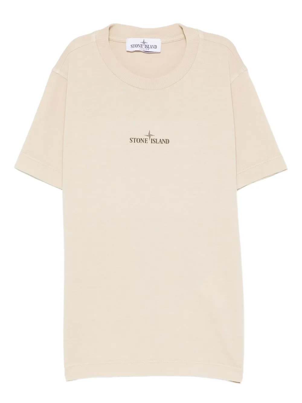 Stone Island Junior logo-print t-shirt | Neutrals | Image 1