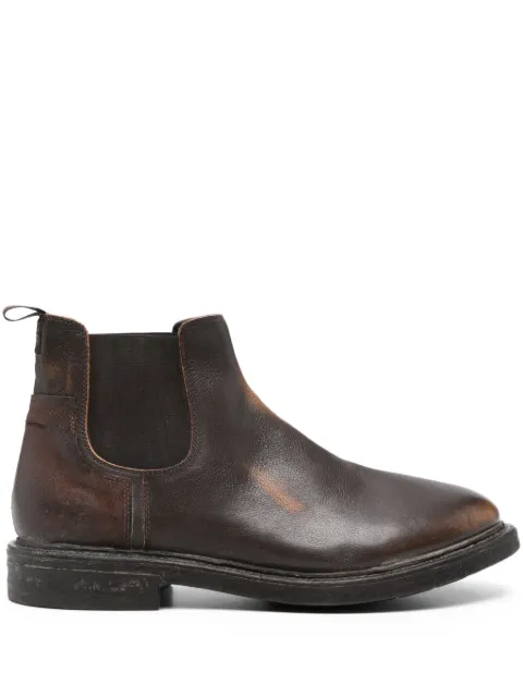 Moma elastic-panel leather boots