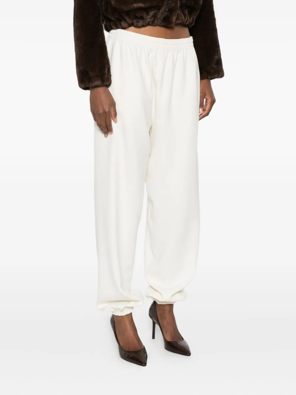 Magda Butrym Jersey trainingsbroek Beige