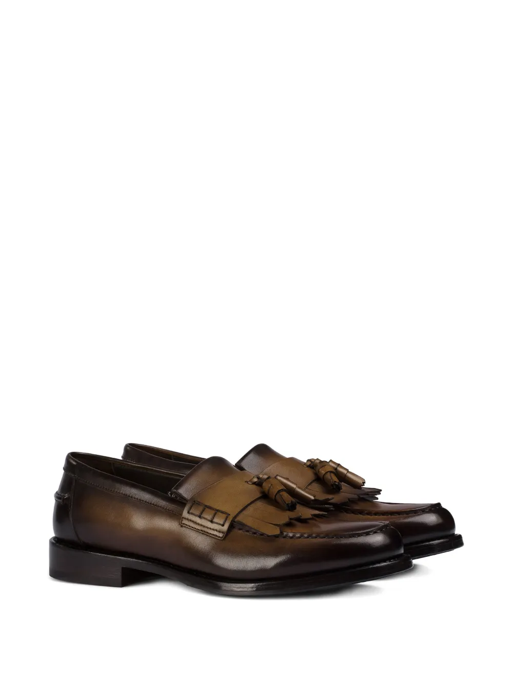 Doucal's Loafers met kwastjes en franje - Bruin