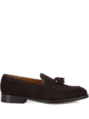Berwick Shoes スエード ローファー | ブラウン | FARFETCH JP