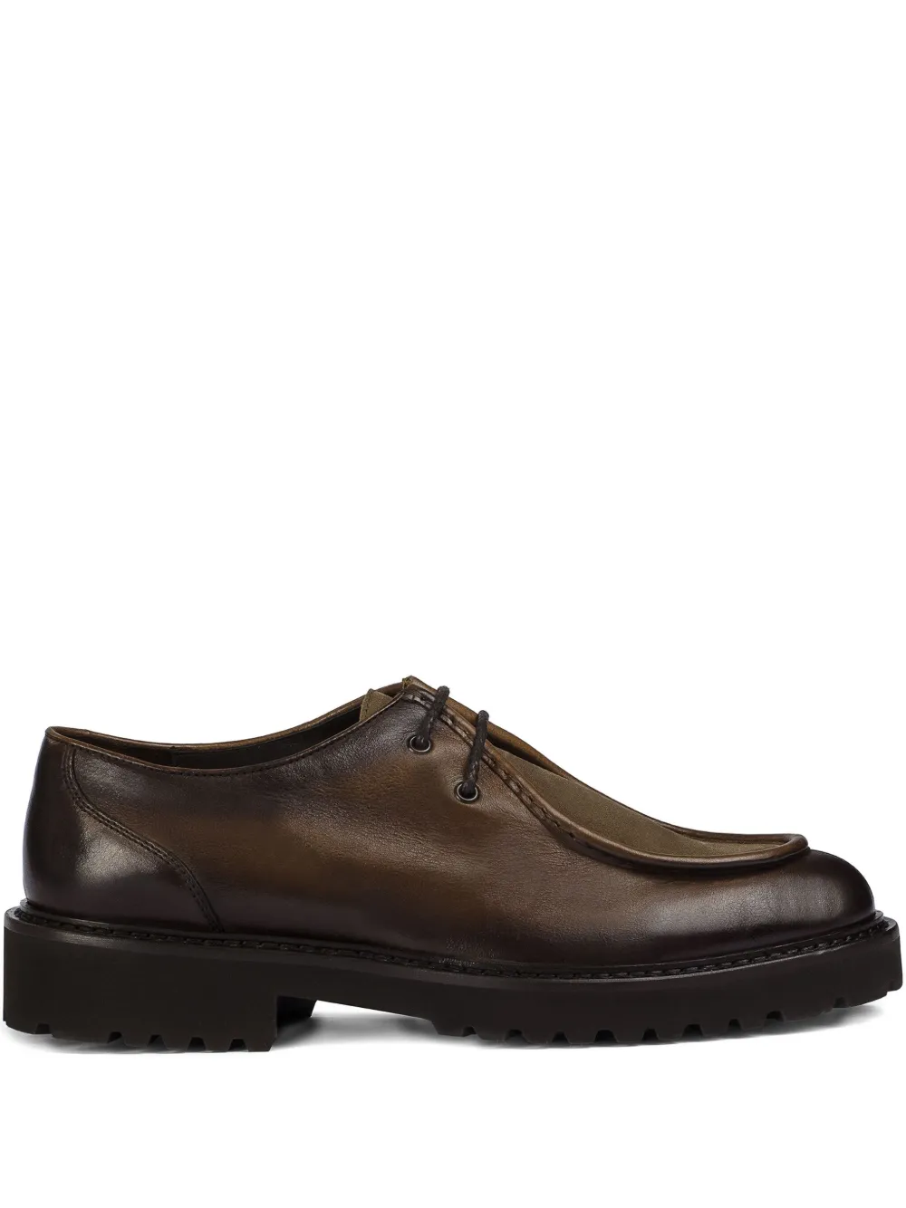 Doucal's Leren veterschoenen Bruin