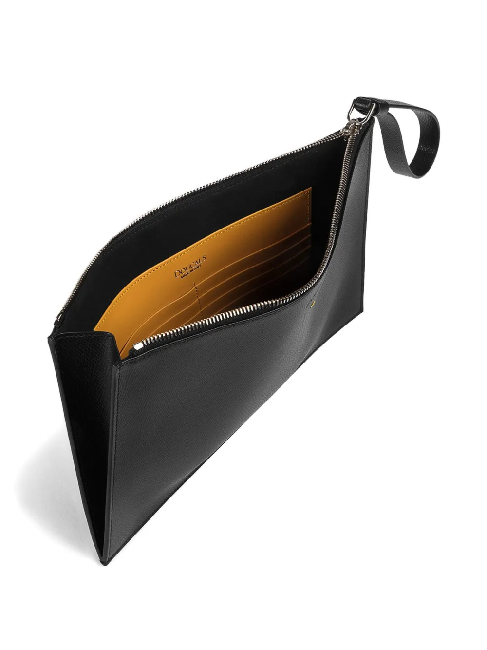  Doucal's Portadocumentos De Cuero - Negro 