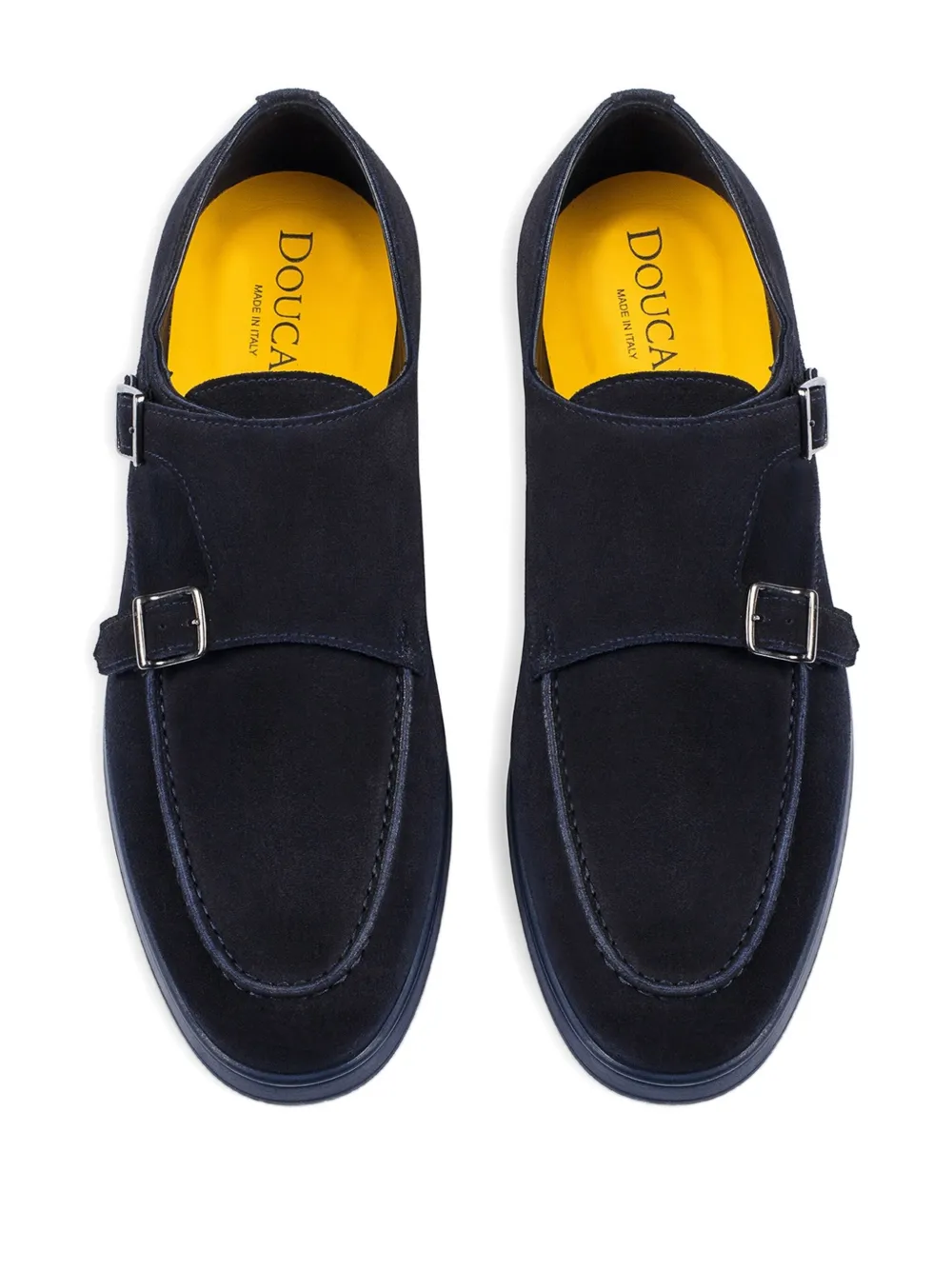 Doucal's Suède schoenen met dubbele gesp Blauw